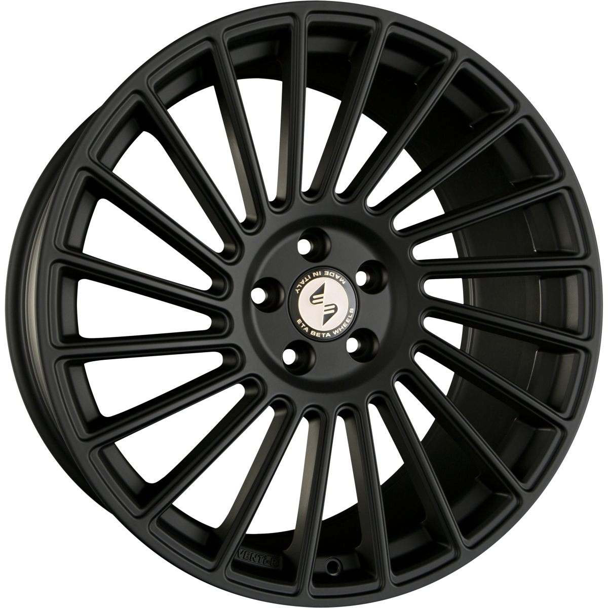 Etabeta Venti-R Black Matt Alufelge 8.5x19 Zoll ET33 LK 5x120 ML72.6 – Bild 2