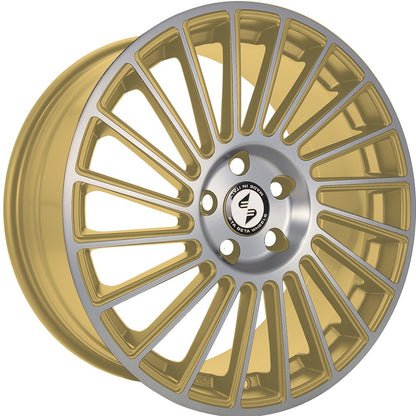 Etabeta Venti-R gold matt polish Alufelge 8.5x20 Zoll ET35 LK 5x112 ML78.1
