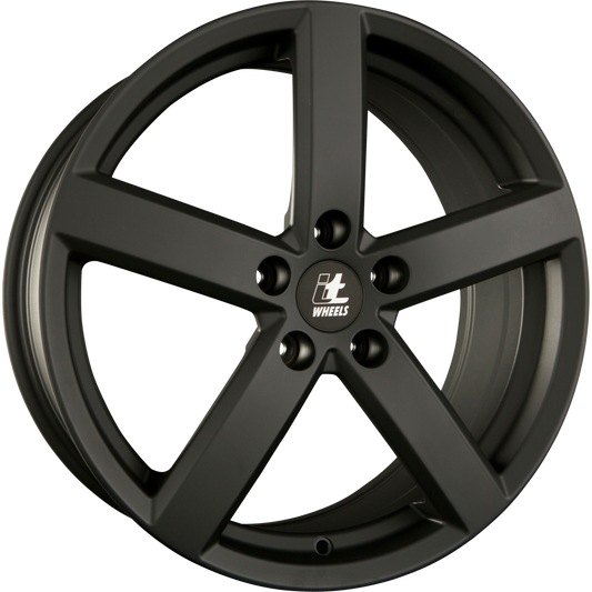 itWheels Eros ECE Matt Schwarz Alufelge 7.5x17 Zoll ET53 LK 5x120 ML65.1 – Bild 2