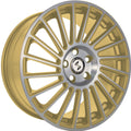 Etabeta Venti-R gold matt polish Alufelge 8.5x19 Zoll ET45 LK 5x108 ML78.1