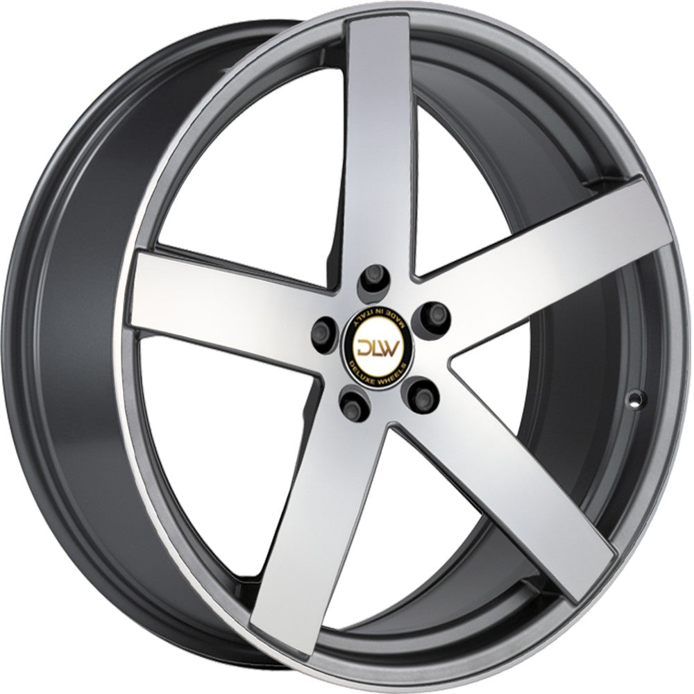 Etabeta Uros-K S anthracite matt full polished Alufelge 9x20 Zoll ET35 LK 5x112 ML78.1