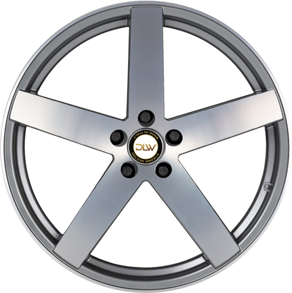 Etabeta Uros-K S anthracite matt full polished Alufelge 9x20 Zoll ET35 LK 5x112 ML78.1 – Bild 2