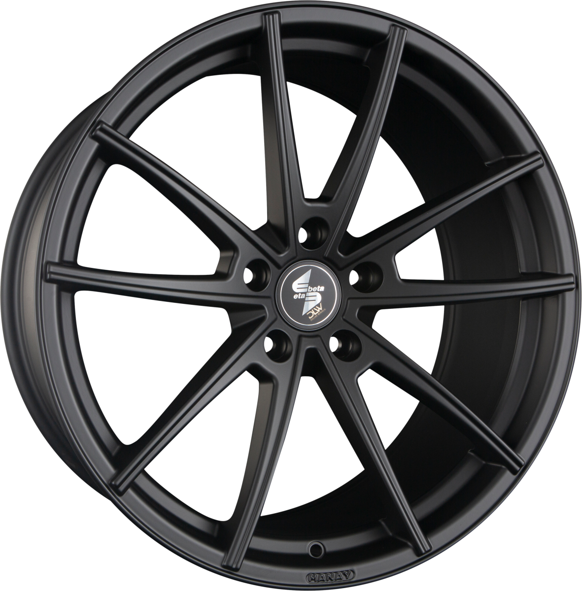 Etabeta Manay Black Matt Alufelge 8.5x19 Zoll ET38 LK 5x120 ML78.1 – Bild 4