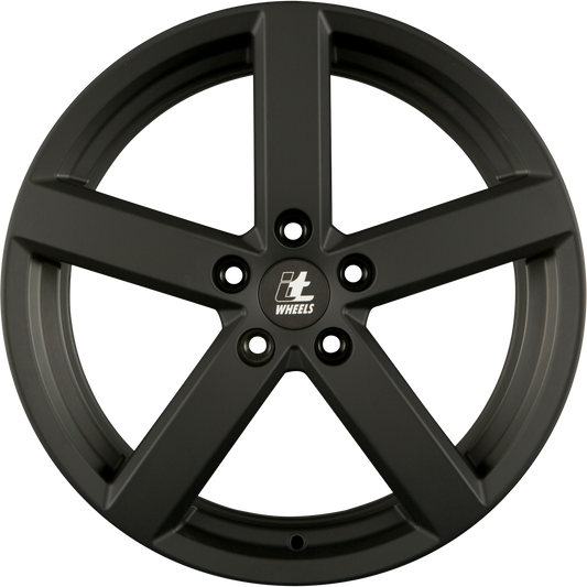 itWheels Eros ECE Matt Schwarz Alufelge 7x16 Zoll ET43 LK 5x100 ML57.1