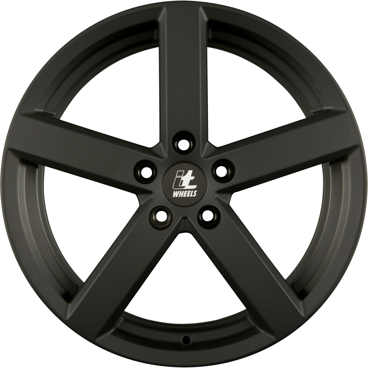 itWheels Eros ECE Matt Schwarz Alufelge 7x16 Zoll ET43 LK 5x100 ML57.1