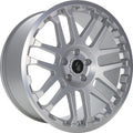 Etabeta Combat silver matt lip polished Alufelge 7x17 Zoll ET5 LK 5x139.7 ML108.3