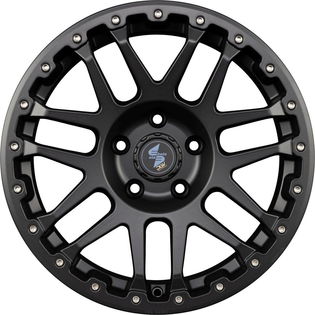 Etabeta Combat CV black matt Alufelge 7x17 Zoll ET50 LK 5x120 ML65.1 – Bild 3