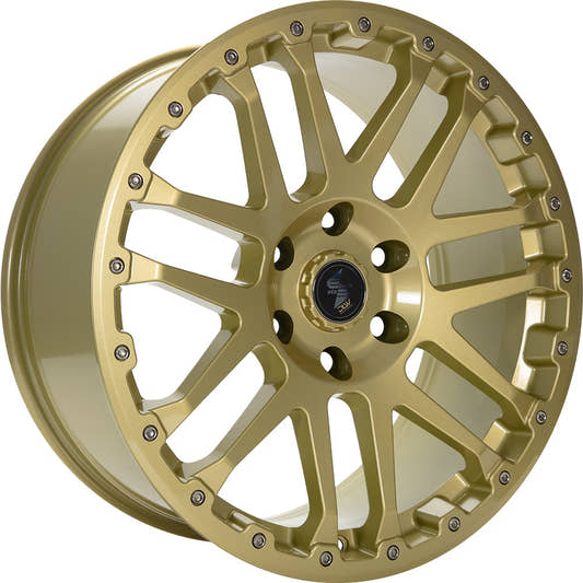 Etabeta Combat CV gold shiny Alufelge 8x17 Zoll ET25 LK 6x139.7 ML106