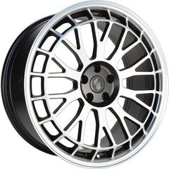 Etabeta Unit black matt lip spokes polished Alufelge 9x21 Zoll ET40 LK 5x112 ML66.5
