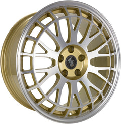 Etabeta Unit gold lip spokes polish Alufelge 9.5x21 Zoll ET50 LK 5x112 ML66.5