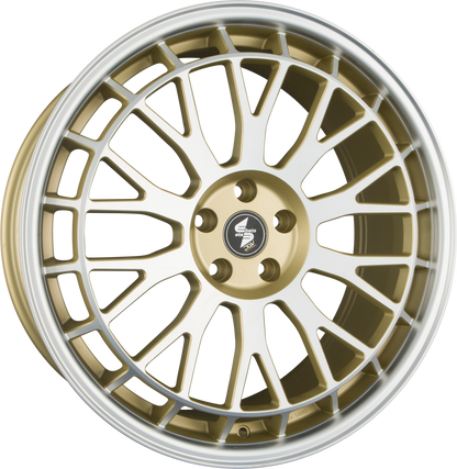 Etabeta Unit gold lip spokes polish Alufelge 9.5x21 Zoll ET50 LK 5x112 ML66.5 – Bild 4