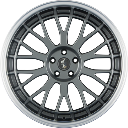 Etabeta Unit anthracite matt polished lip Alufelge 9.5x21 Zoll ET50 LK 5x112 ML66.5 – Bild 3