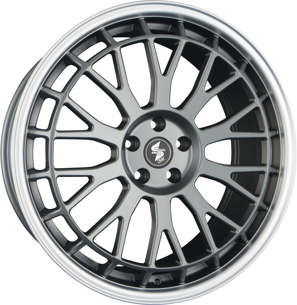 Etabeta Unit anthracite matt polished lip Alufelge 9.5x21 Zoll ET50 LK 5x112 ML66.5 – Bild 4