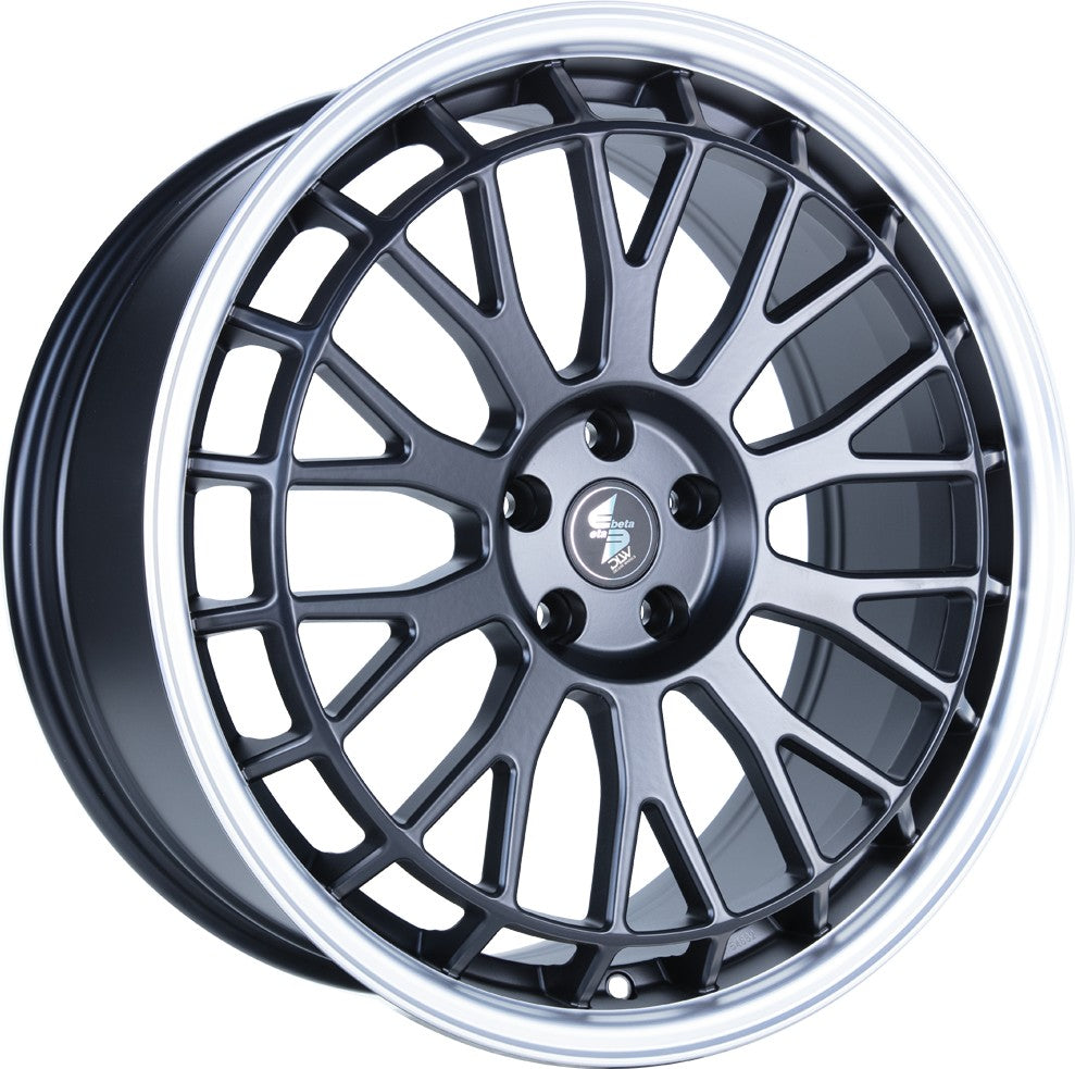 Etabeta Unit black matt lip polished Alufelge 9.5x21 Zoll ET50 LK 5x112 ML66.5