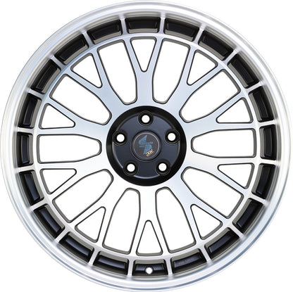 Etabeta Unit black matt lip spokes polished 9.5x21 ET50 - LK5/112 ML66.5 – Bild 2