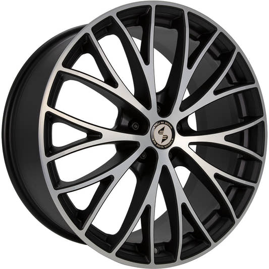 Etabeta Piuma-C black matt full polished 11.5x22 ET20 - LK5/130 ML71.6