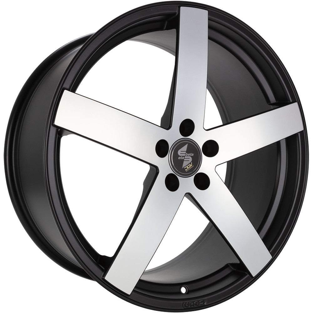 Etabeta Uros S black matt full polished Alufelge 9x20 Zoll ET35 LK 5x112 ML78.1