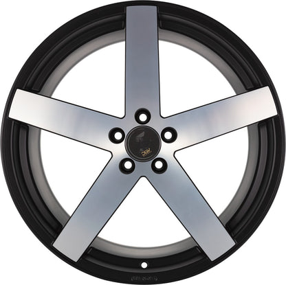 Etabeta Uros S black matt full polished Alufelge 9x20 Zoll ET35 LK 5x112 ML78.1 – Bild 2