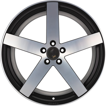 Etabeta Uros black matt full polished Alufelge 9x20 Zoll ET42 LK 5x120 ML65.1 – Bild 2