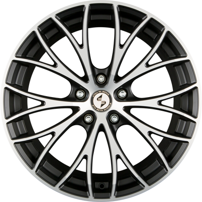 Etabeta Piuma Black Matt Full Polish Alufelge 8.5x19 Zoll ET25 LK 5x112 ML78.1 – Bild 4