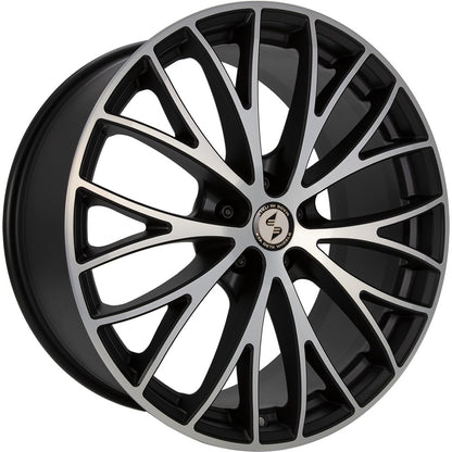 Etabeta Piuma-C black matt full polished Alufelge 9.5x19 Zoll ET35 LK 5x112 ML78.1