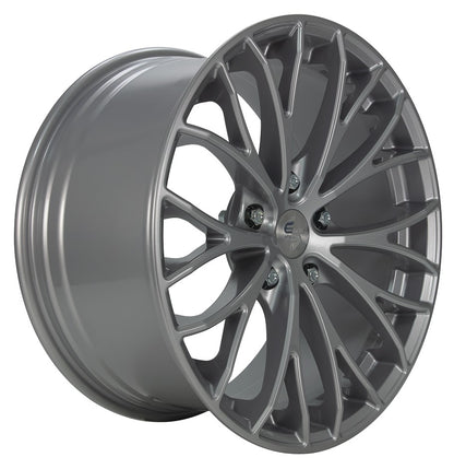 Etabeta Piuma-C silver Alufelge 9x20 Zoll ET28 LK 5x120 ML78.1 – Bild 3