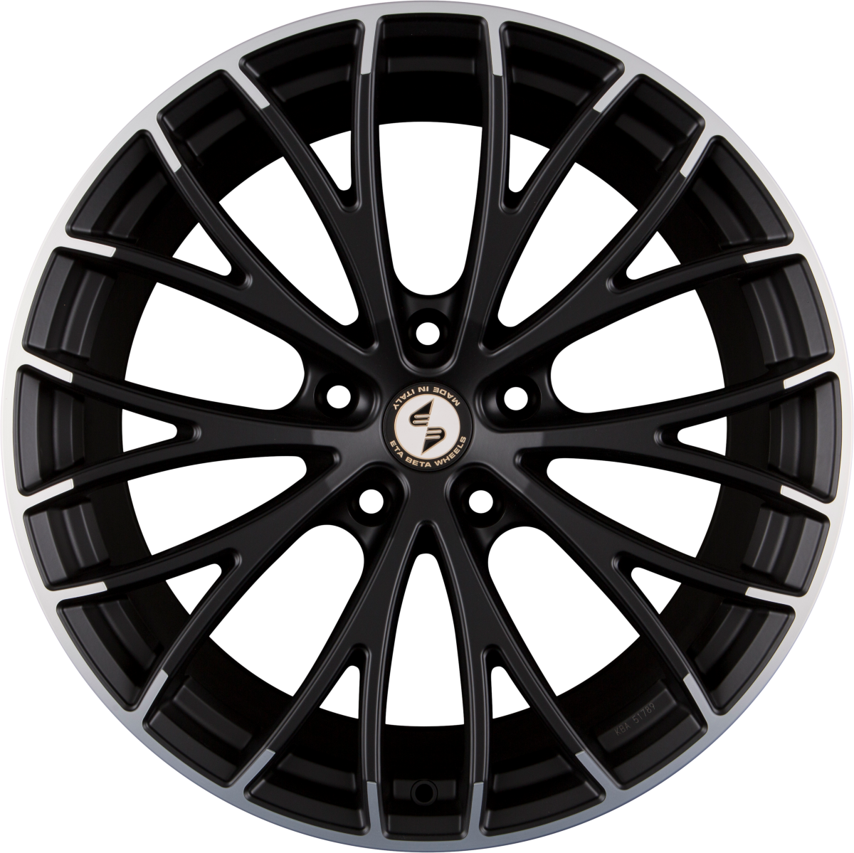 Etabeta Piuma Black Matt Special Edition Alufelge 9x20 Zoll ET30 LK 5x112 ML78.1 – Bild 4