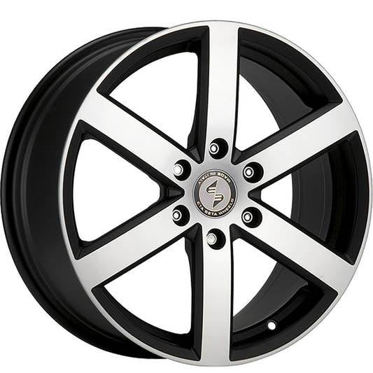 Etabeta Robus black matt full polished Alufelge 8x18 Zoll ET50 LK 6x130 ML84.1