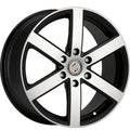 Etabeta Robus black matt full polished Alufelge 8x18 Zoll ET50 LK 6x130 ML84.1