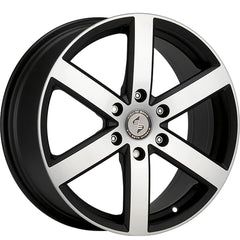 Etabeta Robus black matt full polished Alufelge 8x18 Zoll ET50 LK 6x130 ML84.1
