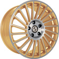 Etabeta Venti-R gold shiny polish Alufelge 9x20 Zoll ET42 LK 5x120 ML65.1