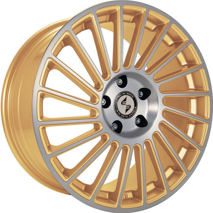 Etabeta Venti-R gold shiny polish Alufelge 9x20 Zoll ET42 LK 5x120 ML65.1