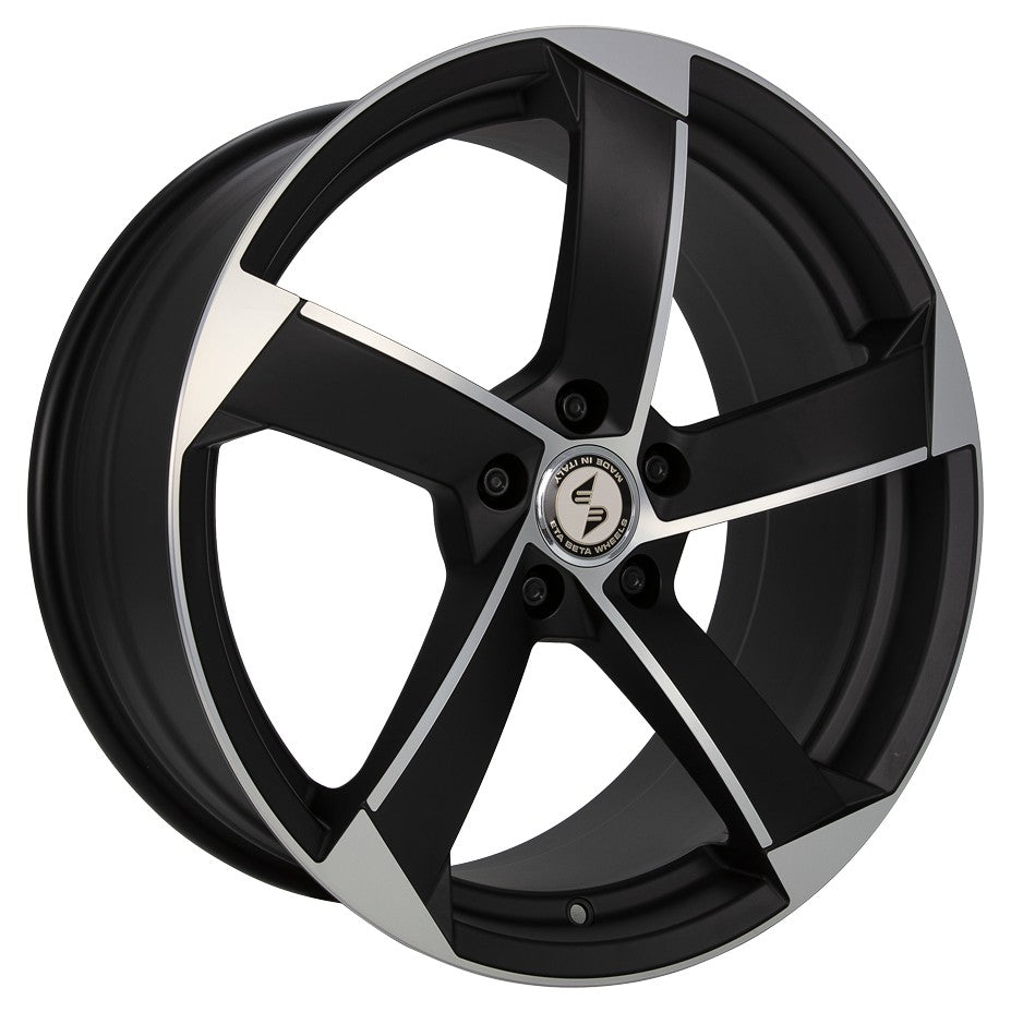 Etabeta Magic black matt full polished Alufelge 8.5x19 Zoll ET32 LK 5x112 ML66.5