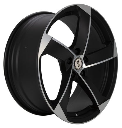 Etabeta Magic black matt full polished Alufelge 8.5x19 Zoll ET32 LK 5x112 ML66.5 – Bild 3