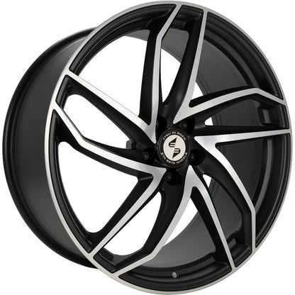 Etabeta Heron black matt full polished 8.5x20 ET33 - LK5/114.3 ML78.1
