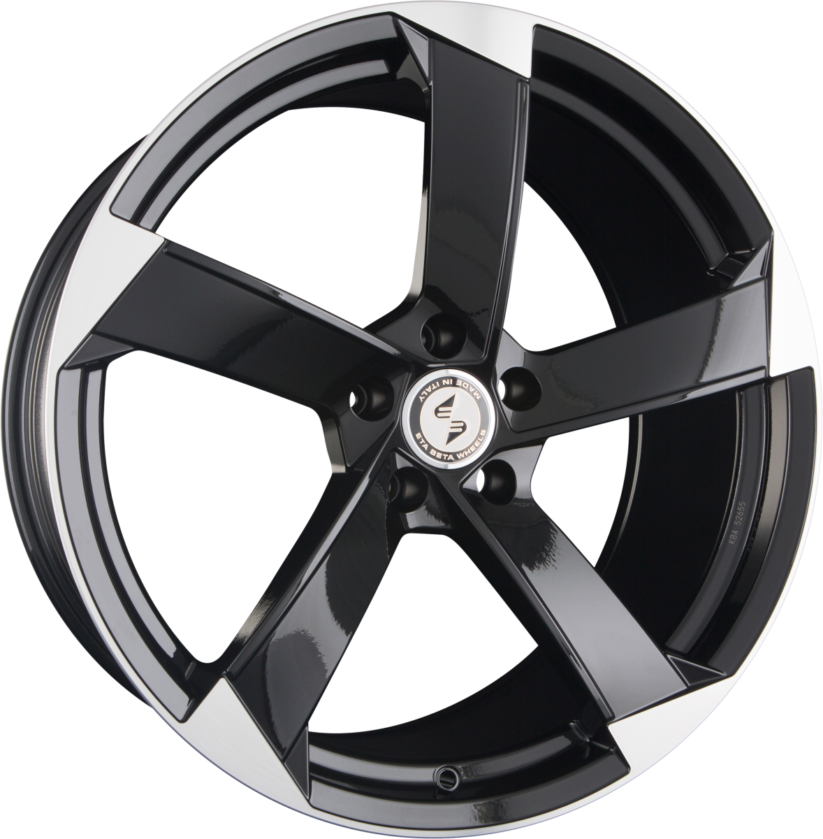 Etabeta Magic Shiny Black Special Edition Alufelge 8.5x19 Zoll ET32 LK 5x112 ML66.6 – Bild 2