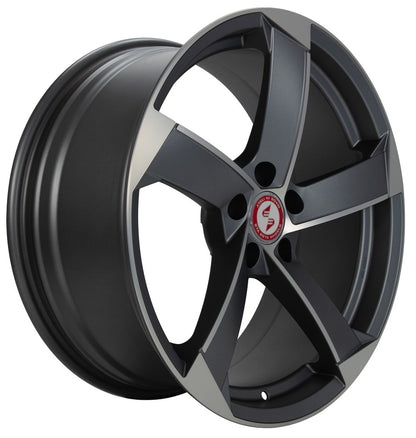 Etabeta Magic anthracite matt full polished 8.5x19 ET47 - LK5/112 ML57.1 – Bild 3