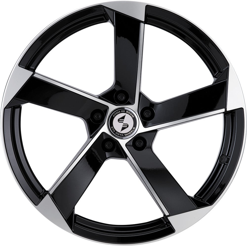 Etabeta Magic black shiny full polished Alufelge 8.5x20 Zoll ET32 LK 5x112 ML66.5 – Bild 2