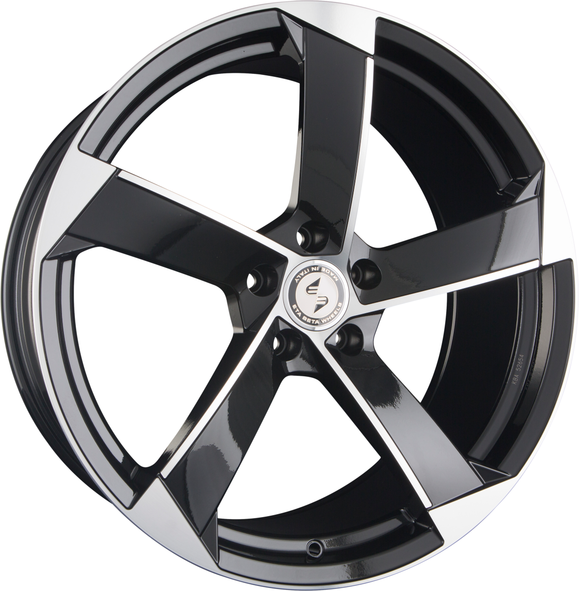 Etabeta Magic Black Shiny Full Polish Alufelge 8.5x20 Zoll ET47 LK 5x108 ML63.4 – Bild 4