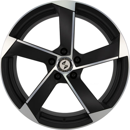 Etabeta Magic black matt full polished Alufelge 8.5x20 Zoll ET32 LK 5x112 ML57.1 – Bild 2