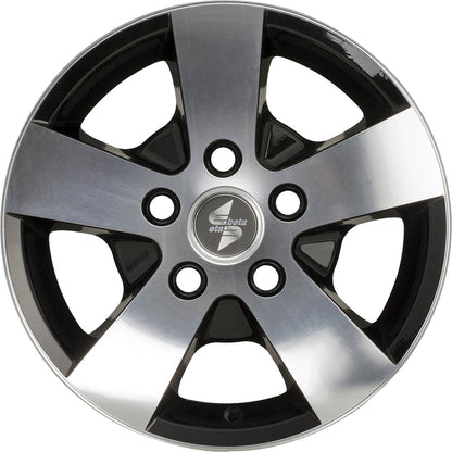 Etabeta Atria black matt full polished Alufelge 6.5x16 Zoll ET55 LK 5x118 ML71.1 – Bild 2