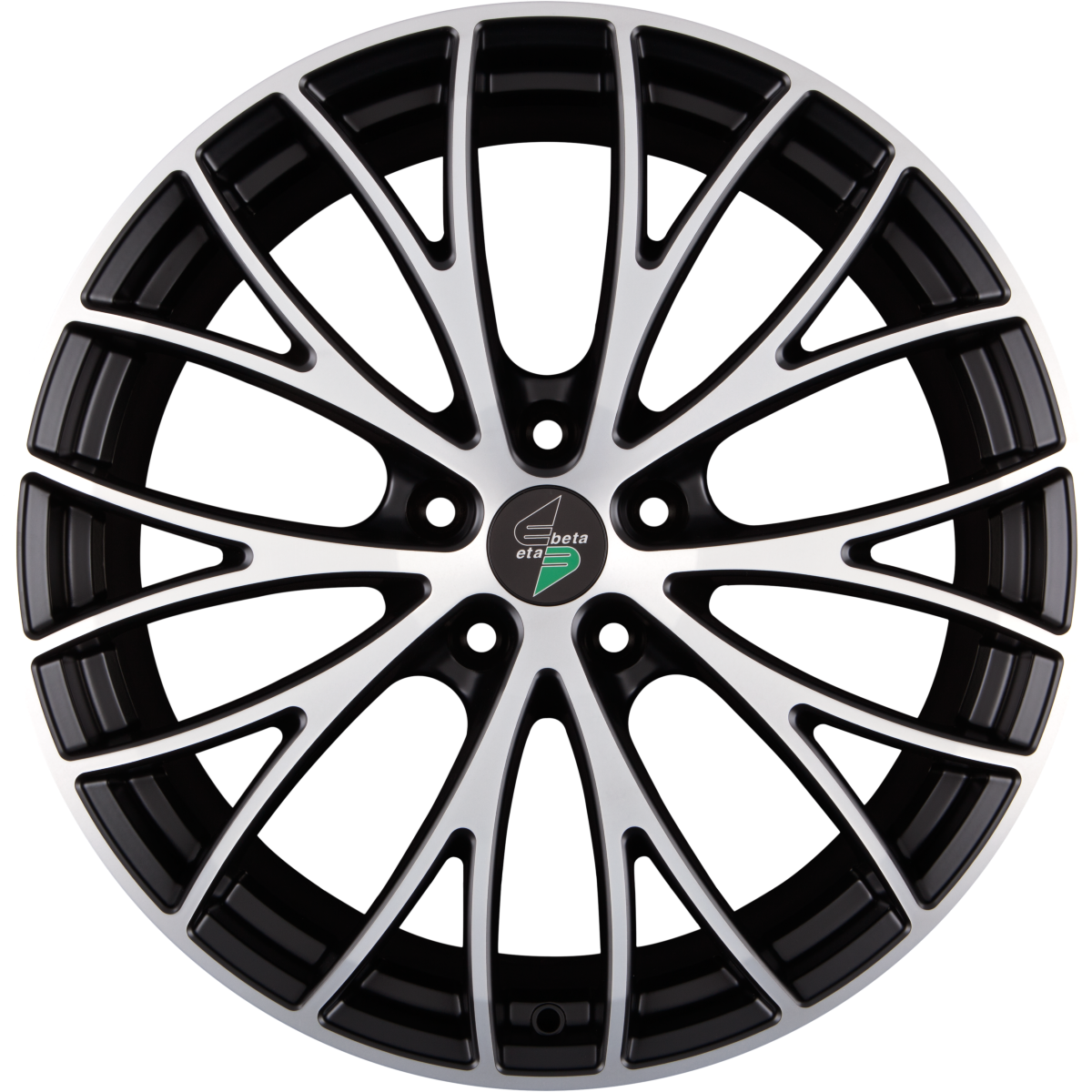 Etabeta Piuma-C black matt full polished Alufelge 9.5x22 Zoll ET37 LK 5x112 ML66.6 – Bild 4