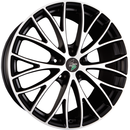 Etabeta Piuma-C black matt full polished Alufelge 9.5x22 Zoll ET37 LK 5x112 ML66.6 – Bild 5