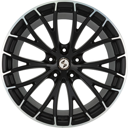 Etabeta Piuma-C black matt special edition 9.5x22 ET37 - LK5/112 ML66.6 – Bild 2
