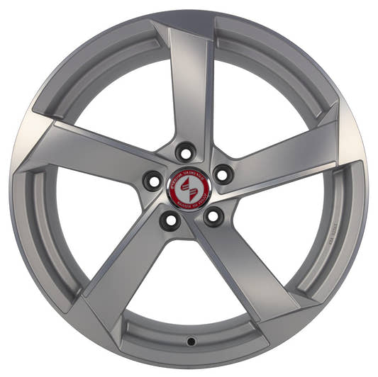 Etabeta Magic silver matt full polished 8.5x20 ET47 - LK5/112 ML66.5 – Bild 2