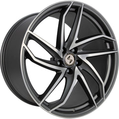 Etabeta Heron-K anthracite matt full polished Alufelge 10x20 Zoll ET35 LK 5x112 ML66.6