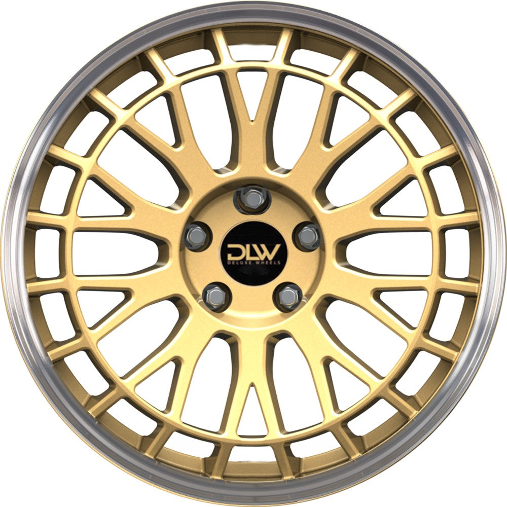 Etabeta Unit gold shiny lip polished Alufelge 8.5x19 Zoll ET45 LK 5x112 ML78.1 – Bild 2