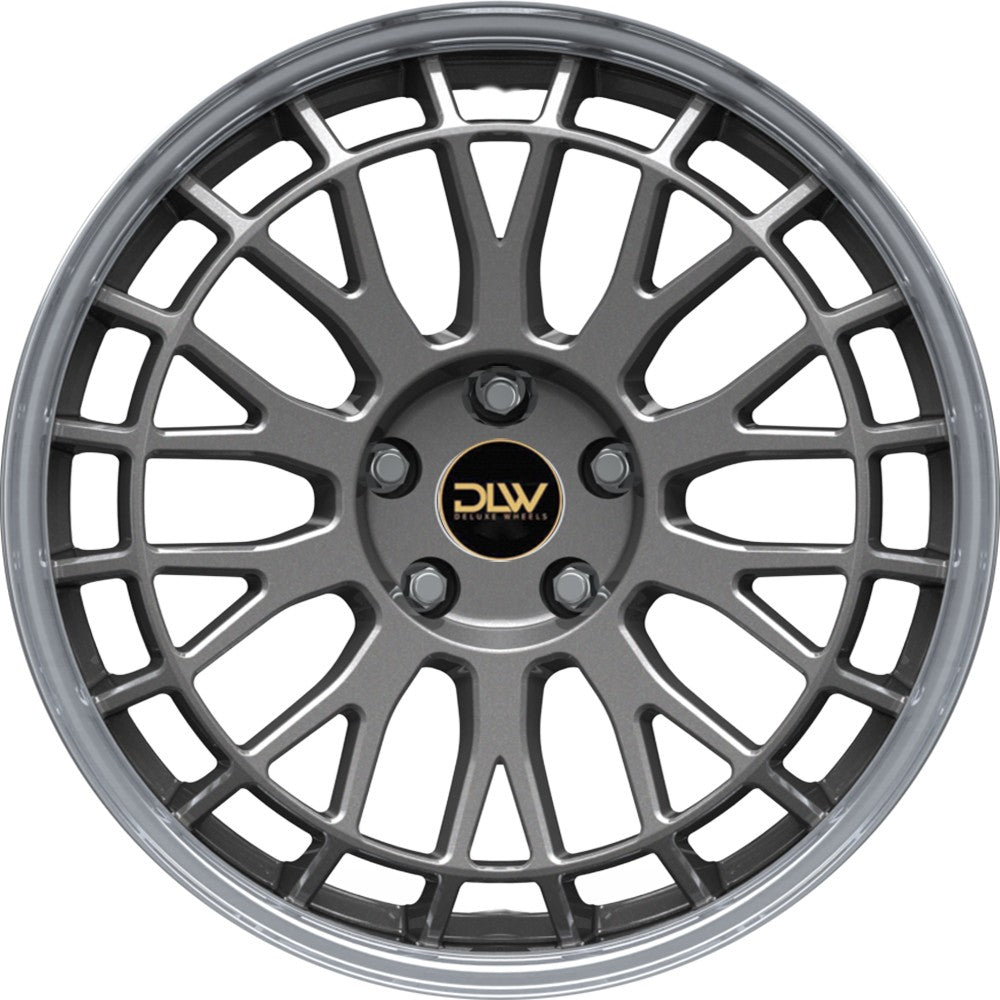 Etabeta Unit anthracite shiny lip polished Alufelge 8.5x19 Zoll ET45 LK 5x112 ML78.1 – Bild 2