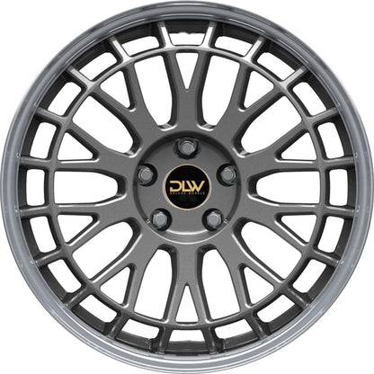 Etabeta Unit anthracite shiny lip polished Alufelge 8.5x19 Zoll ET45 LK 5x112 ML78.1 – Bild 2