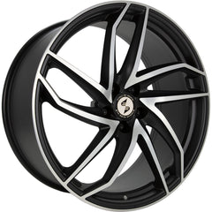 Etabeta Heron black matt full polished Alufelge 8.5x19 Zoll ET45 LK 5x108 ML78.1